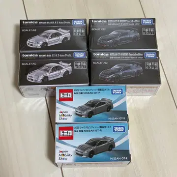 2025 재팬 모빌리티 쇼 개최 기념 토미카 R34 GT-R 6대 세트
