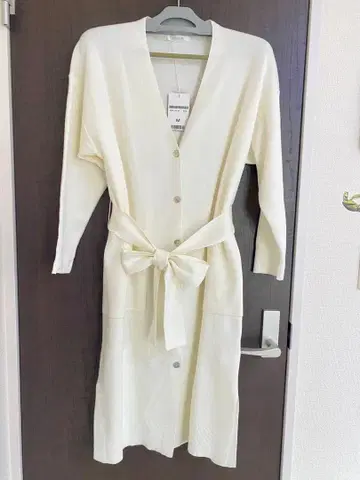 DOCLASS 아이보리 롱 가디건 M