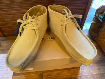 CLARKS 왈라비 베이지 스웨이드 26.5