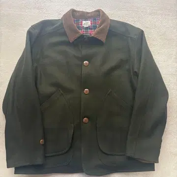 Backers 울 혼방 자켓 L 사이즈 올리브 그린