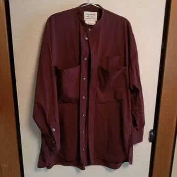 nagonstans 버건디 긴팔 셔츠 M
