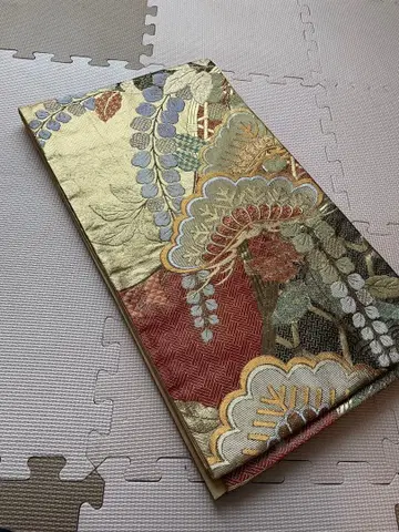 후리소데용 후쿠로 오비 심리스 재단