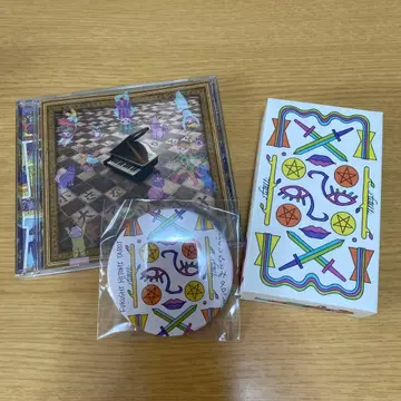 후쿠시 히토미 CD 앨범 & 타로 카드 & 캔뱃지 세트