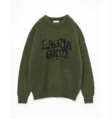 LAGUAGEM SWIRL LOGO SHAGGY 니트