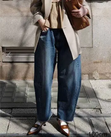 MACHATT 커브 데님 38