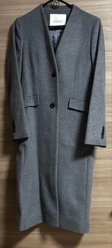 ANAYI 아나이 코트 라이트 비버 V 컬러 코트