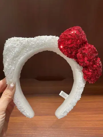 USJ 헬로키티 스팽글 머리띠