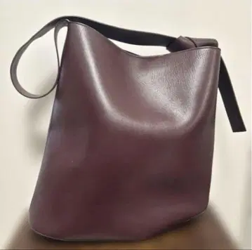 christian wijnants 버건디 가죽 숄더백