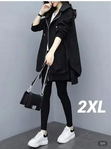 마운틴 파카 여성용 아우터 루즈핏 블랙