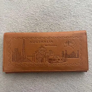 호주 멜버른 천연 가죽 장지갑