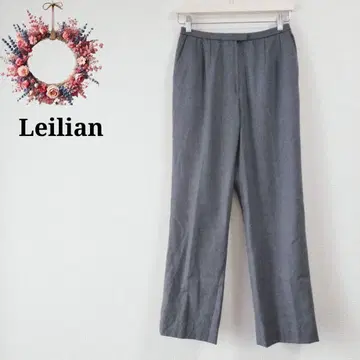 새상품급 레리안 울 팬츠 슬랙스 턱 팬츠 안감 부착 스트레이트 11