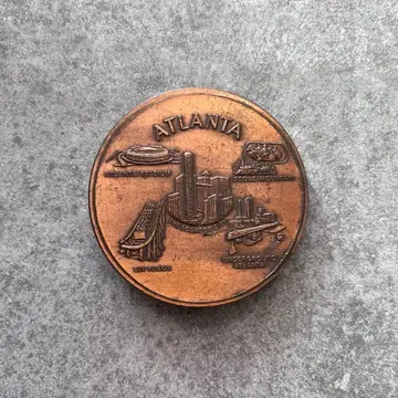 빈티지 애틀랜타 벨트 버클만