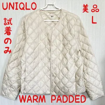 시착만 한 상품 새상품급 UNIQLO WARM PADDED 퀼팅 자켓 L