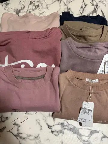 긴팔 트레이닝복 세트 7벌 세트 M~L 사이즈