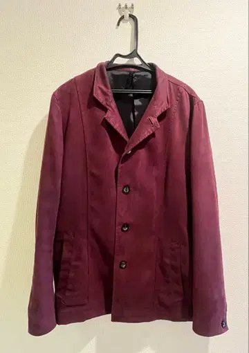 무슈 니콜 자켓 적자색 46사이즈