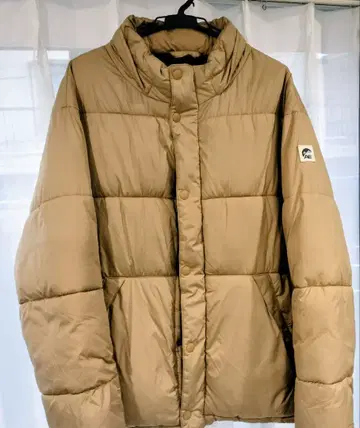 AMERICAN EAGLE 후드 부착 다운 자켓 L/G 베이지