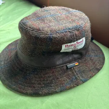 WEGENER Harris Tweed 체크 무늬 햇