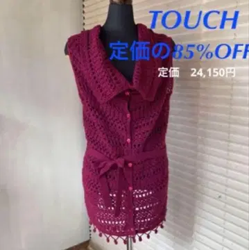 새상품! TOUCH (터치) 퀄리티 높은 멋쟁이 베스트 튜닉