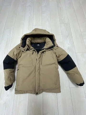 The North Face 다운 자켓 베이지/블랙
