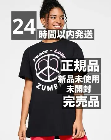 정품 미사용 새상품 미개봉 ZUMBA T셔츠 블랙 완판템