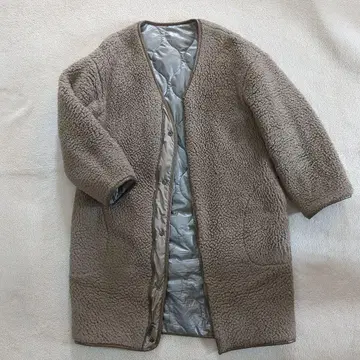 나노 유니버스 보아 퀼팅 리버서블 코트 도쿄 니시카와 콜라보