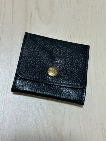 일비종떼 블랙 가죽 코인 케이스