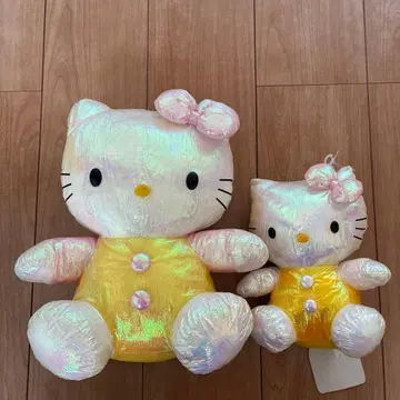 헬로키티 봉제 인형 2개 세트