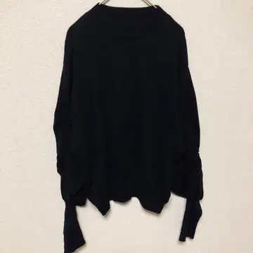 [ Bou Jeloud ] (F) 소매 리본 디자인 니트 풀오버/페미닌