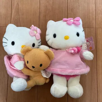 헬로키티 봉제 인형 2개 세트