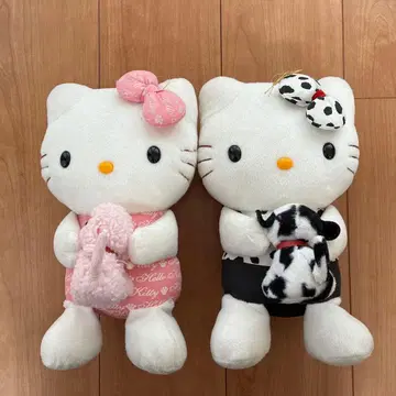 헬로키티 봉제 인형 2개 세트