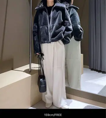 LEPSIM 스트레치 울 라이크라 랩 팬츠