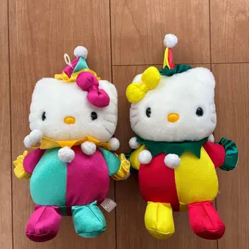 헬로키티 봉제 인형 2개 세트