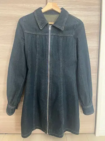 다크 데님 집업 자켓