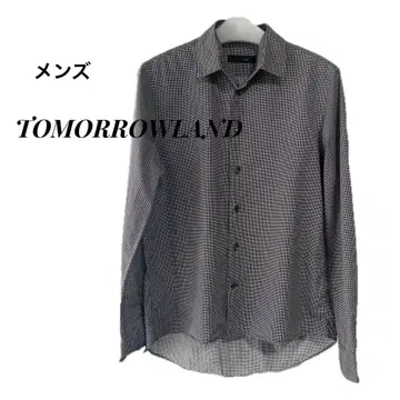 투모로우랜드 남성용 긴팔 셔츠 일본제 코튼 100%