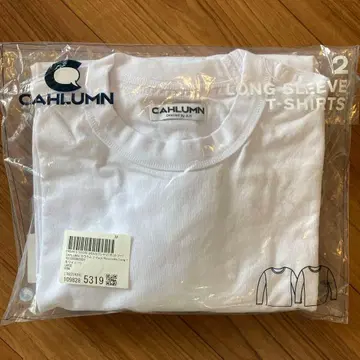 CAHLUMN 카우라무 긴팔T셔츠 L 화이트 1장
