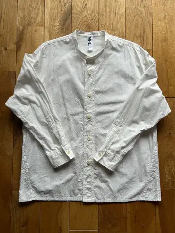 MHL. 화이트 밴드 카라 셔츠 S