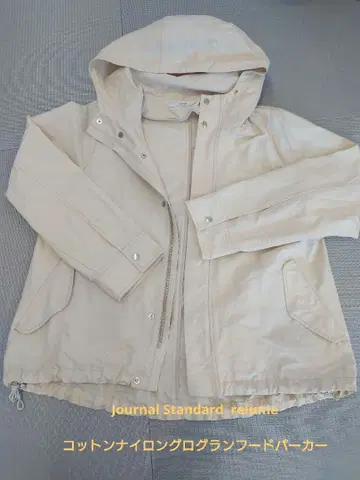 저널 스탠다드 리룸 코튼 나일론 그로그랭 후드티