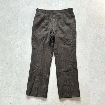 퓨어 뉴 울 100% 슬랙스 (허리 91) 브라운 남성용 바지