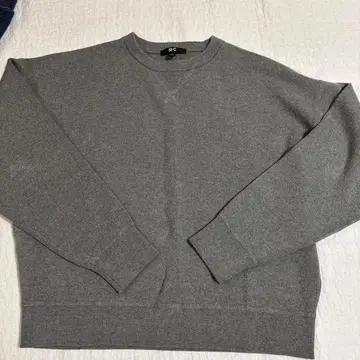 유니클로 스무스 코튼 크루넥 스웨터