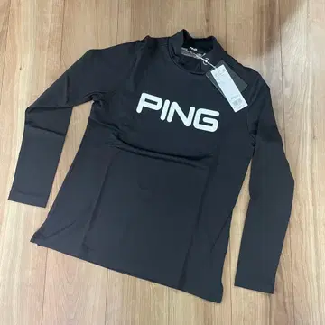 [ 새상품 ] PING 긴팔 하이넥 티셔츠 모크넥 사이즈 L 핑