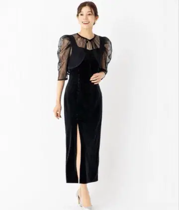 snidel 포멀 드레스 벨로아