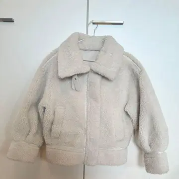 snidel 리버서블 보아 봄버 자켓