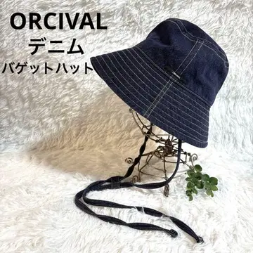 [ 새상품급 ] 오르치발 데님 바게트 햇 턱끈 일본제 ORCIVAL