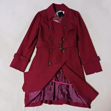 에스프리 뮬 더블 브레스트 트렌치코트 퀼팅 라이너 포함 L