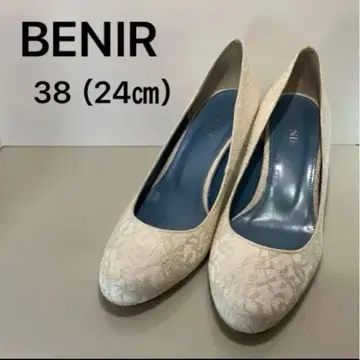 [수회 사용] BENIR 웨딩 신발 일본제 24cm
