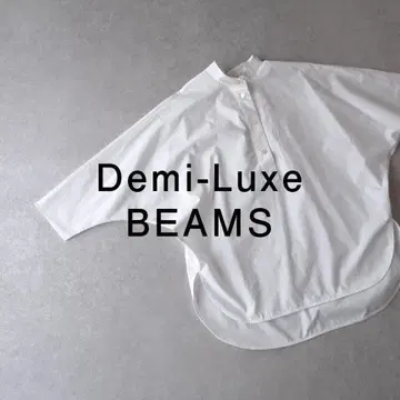 새상품급 데미룩스 빔즈 2만 돌먼 슬리브 빅 셔츠 beams 57