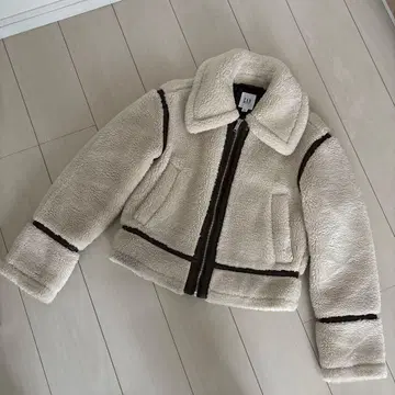 GAP 보아 자켓 아이보리