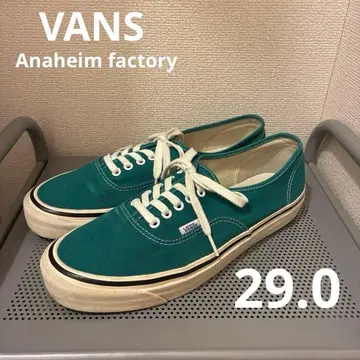 VANS 스타일 44 애너하임 팩토리 오센틱 29.0 그린