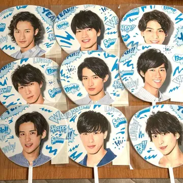 Snow Man 미니 부채