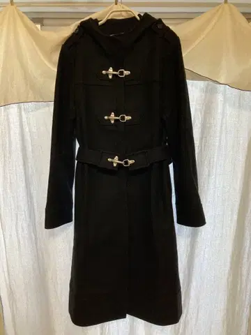 로이스크레용 Lois CRAYON 블랙 더플 코트 수주 코트